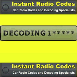 Dacia Radio Codes  Instant Online Service